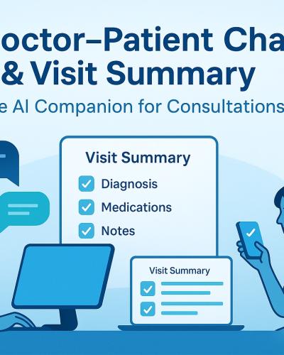 AI Doctor–Patient Chat & Visit Summary